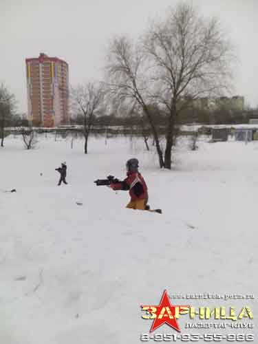 Детский день рождения с лазертагом 23 января 2016 года - Синие в контратаке :: Лазертаг-клуб «Зарница» - организация лазертаг-игр в Перми